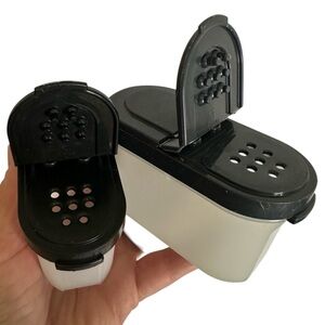 Tupperware Salt & Pepper Containers